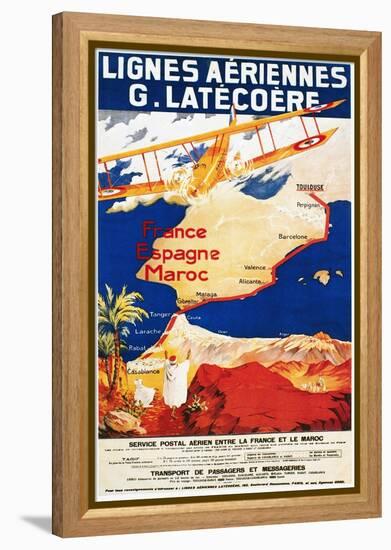 Aviation Poster, 1921-null-Framed Premier Image Canvas
