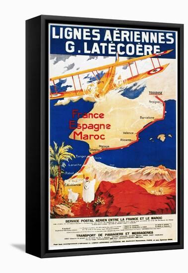 Aviation Poster, 1921-null-Framed Premier Image Canvas