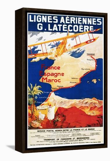 Aviation Poster, 1921-null-Framed Premier Image Canvas