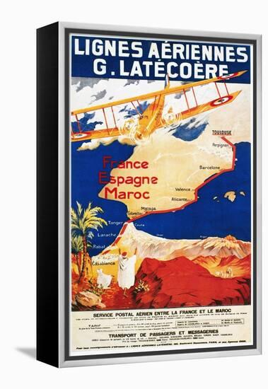 Aviation Poster, 1921-null-Framed Premier Image Canvas