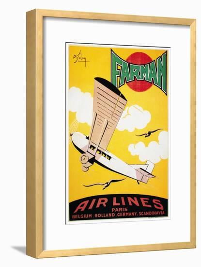 Aviation Poster, 1926-null-Framed Giclee Print