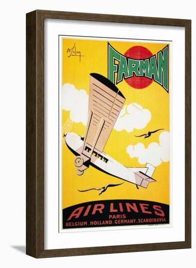 Aviation Poster, 1926-null-Framed Giclee Print