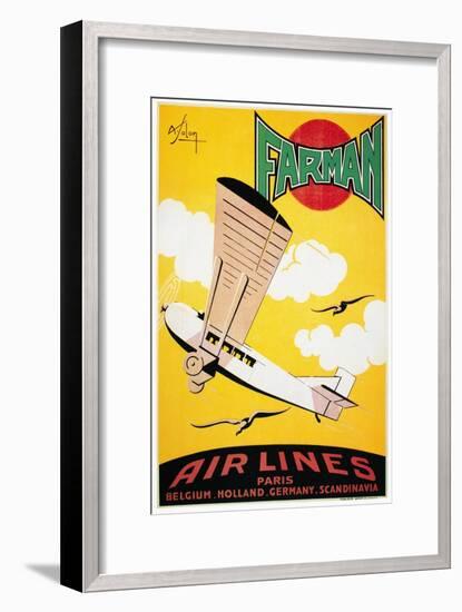 Aviation Poster, 1926-null-Framed Giclee Print