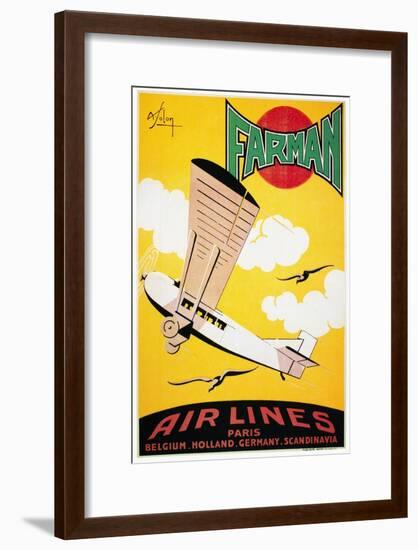 Aviation Poster, 1926-null-Framed Giclee Print