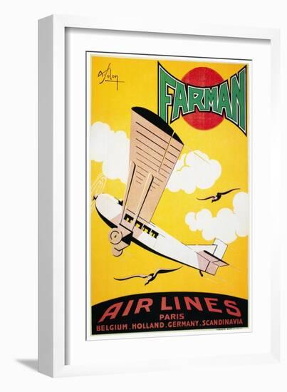 Aviation Poster, 1926-null-Framed Giclee Print