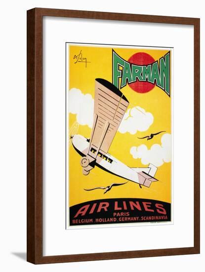 Aviation Poster, 1926-null-Framed Giclee Print