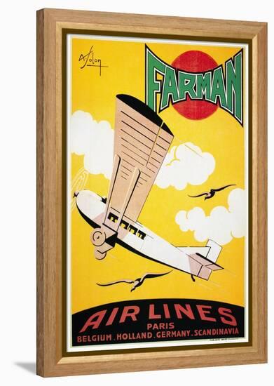 Aviation Poster, 1926-null-Framed Premier Image Canvas