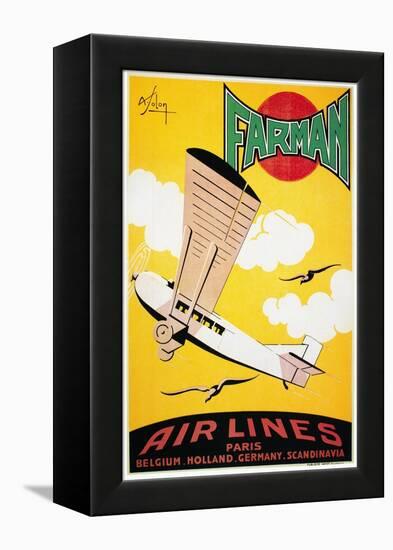 Aviation Poster, 1926-null-Framed Premier Image Canvas