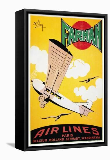 Aviation Poster, 1926-null-Framed Premier Image Canvas