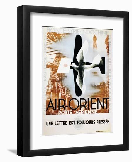 Aviation Poster, 1932-null-Framed Giclee Print