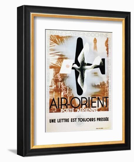 Aviation Poster, 1932-null-Framed Giclee Print