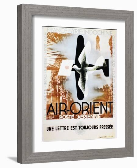 Aviation Poster, 1932-null-Framed Giclee Print