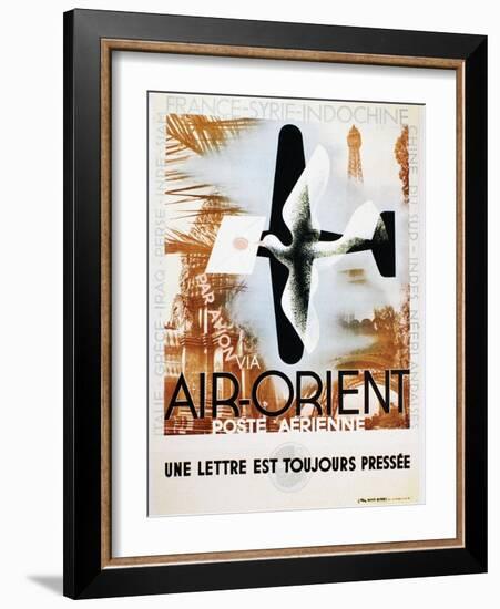 Aviation Poster, 1932-null-Framed Giclee Print