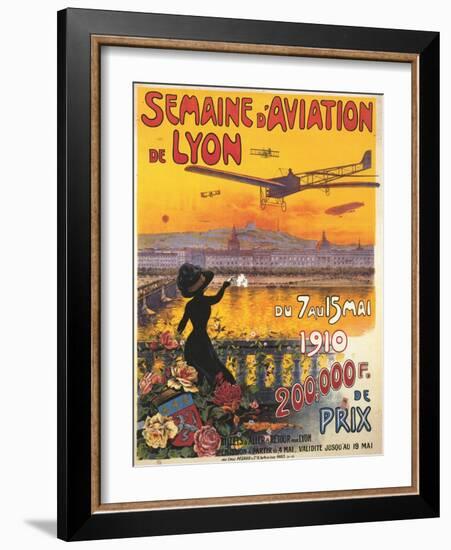 Aviation Weekend At Lyon, France-Charles Tichon-Framed Art Print