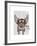 Aviator Piggy-Fab Funky-Framed Art Print