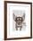 Aviator Piggy-Fab Funky-Framed Art Print