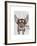 Aviator Piggy-Fab Funky-Framed Art Print