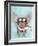 Aviator Piggy-Fab Funky-Framed Art Print