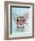 Aviator Piggy-Fab Funky-Framed Premium Giclee Print