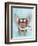 Aviator Piggy-Fab Funky-Framed Art Print