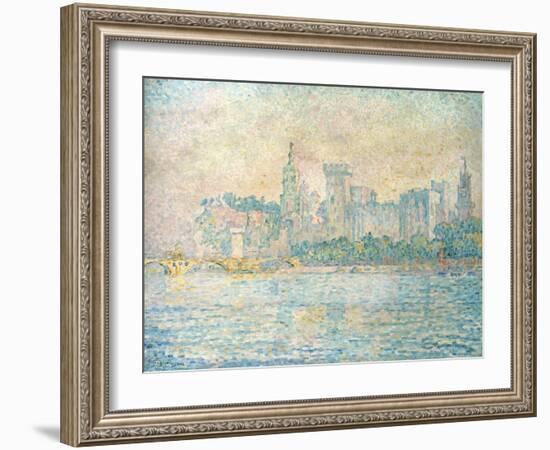 Avignon, Morning-Paul Signac-Framed Giclee Print