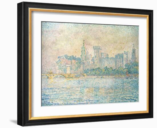 Avignon, Morning-Paul Signac-Framed Giclee Print