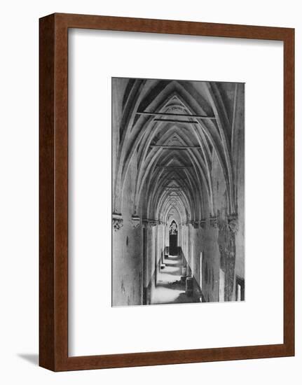 'Avignon - Popes Palace. - Conclave Gallery', c1925-Unknown-Framed Photographic Print