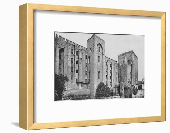 'Avignon. - Popes Palace St. Jean and Trouillas Towers (West Front)', c1925-Unknown-Framed Photographic Print