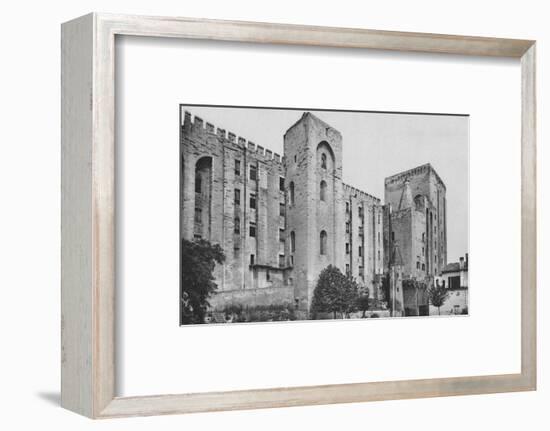 'Avignon. - Popes Palace St. Jean and Trouillas Towers (West Front)', c1925-Unknown-Framed Photographic Print