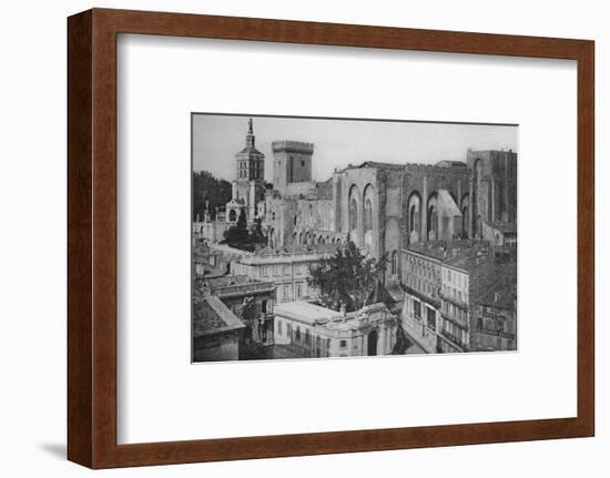 'Avignon - Popes Palace View of the Clock Tower', c1925-Unknown-Framed Photographic Print