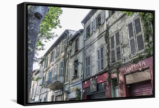 Avignon, Provence, Vaucluse, France, Rue de Teinturieres-Bernd Wittelsbach-Framed Stretched Canvas