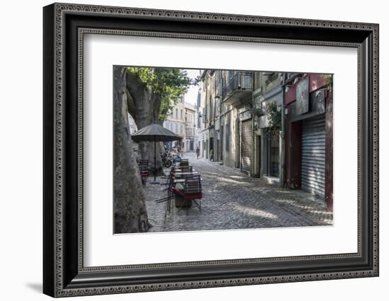 Avignon, Provence, Vaucluse, France, view of the Rue de Teinturieres-Bernd Wittelsbach-Framed Photographic Print