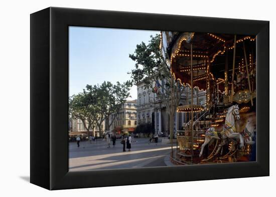 Avignon, Square - Provence, France-Achim Bednorz-Framed Premier Image Canvas