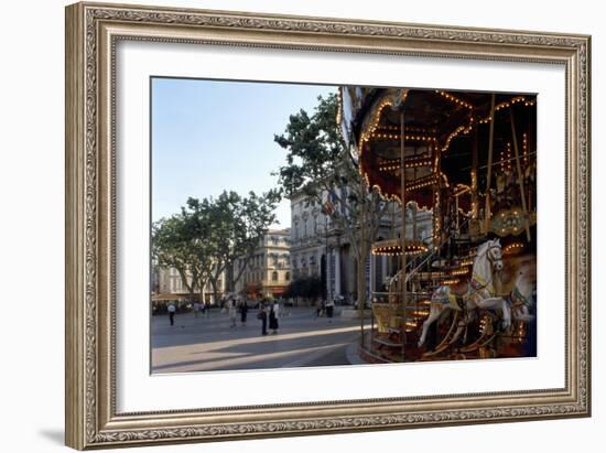 Avignon, Square - Provence, France-Achim Bednorz-Framed Photographic Print