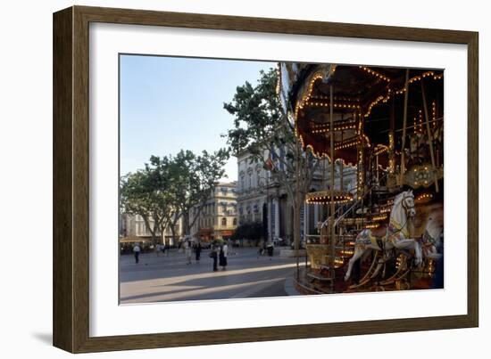 Avignon, Square - Provence, France-Achim Bednorz-Framed Photographic Print