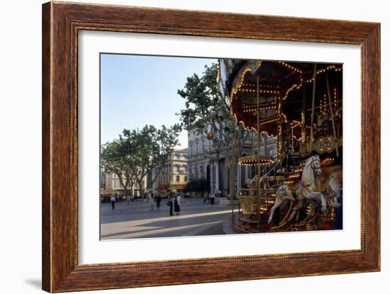 Avignon, Square - Provence, France-Achim Bednorz-Framed Photographic Print