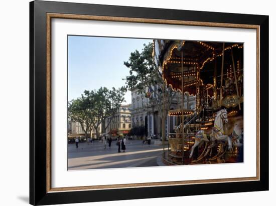 Avignon, Square - Provence, France-Achim Bednorz-Framed Photographic Print