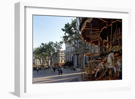 Avignon, Square - Provence, France-Achim Bednorz-Framed Photographic Print