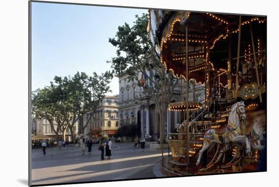 Avignon, Square - Provence, France-Achim Bednorz-Mounted Photographic Print