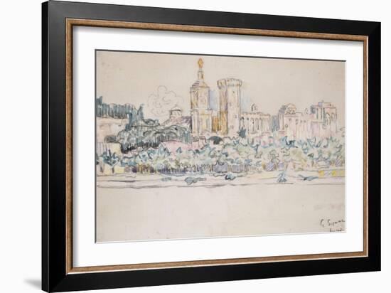 Avignon-Paul Signac-Framed Giclee Print