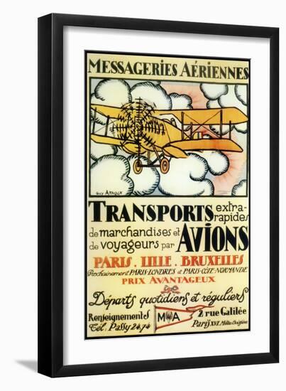 Avions-null-Framed Giclee Print