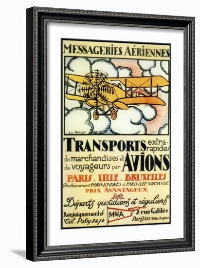 Avions-null-Framed Giclee Print