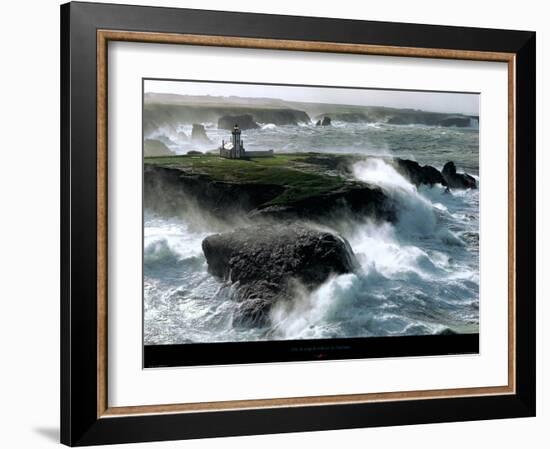 Avis de Coup de Vent sur les Poulains-Philip Plisson-Framed Art Print