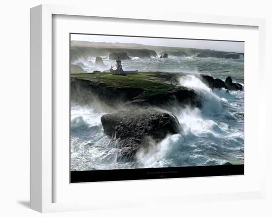 Avis de Coup de Vent sur les Poulains-Philip Plisson-Framed Art Print