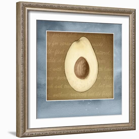 Avocado in Three 02-Kory Fluckiger-Framed Giclee Print