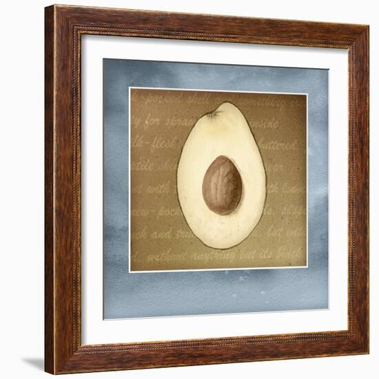 Avocado in Three 02-Kory Fluckiger-Framed Giclee Print