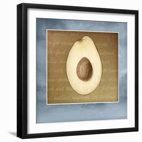 Avocado in Three 02-Kory Fluckiger-Framed Giclee Print