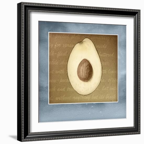 Avocado in Three 02-Kory Fluckiger-Framed Giclee Print