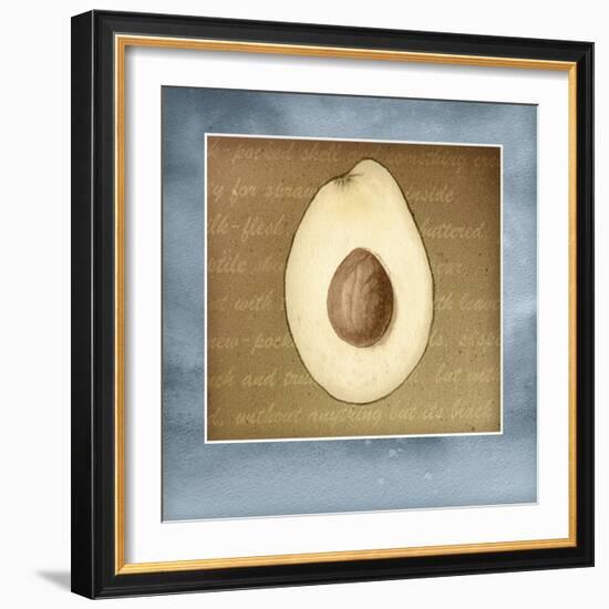 Avocado in Three 02-Kory Fluckiger-Framed Giclee Print