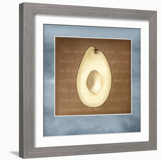 Avocado in Three 03-Kory Fluckiger-Framed Giclee Print